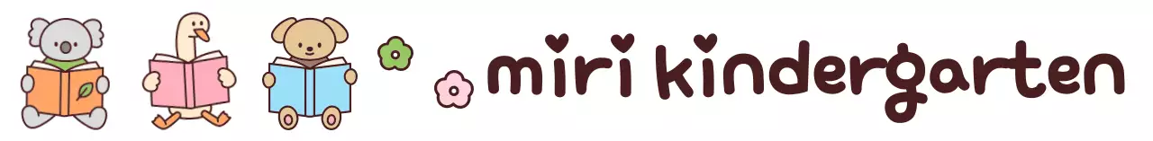 Schulsachen für Kinder in einer niedlichen Zeichenserie