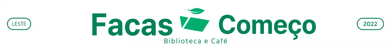 Um design calmo com um ícone de livro em destaque