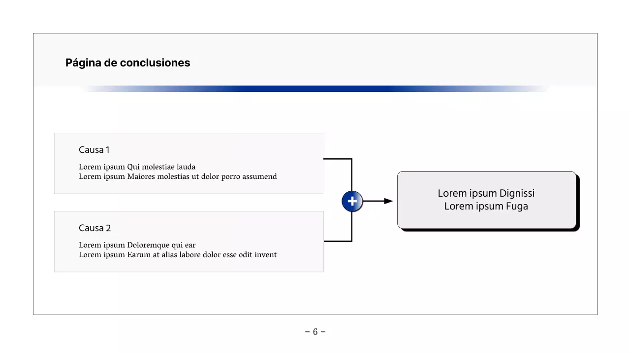 Informe básico imprimible en azul marino y gris