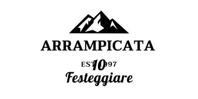 Un concetto semplice per un club di alpinismo con illustrazioni di montagna e font serif