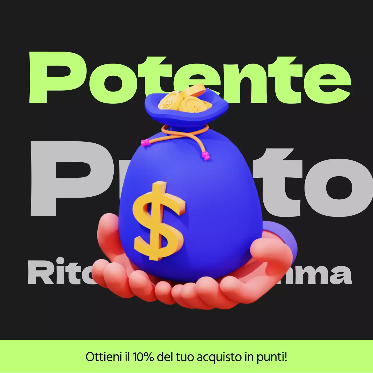 Posta in gioco Cyberpunk punti in nero e verde lime