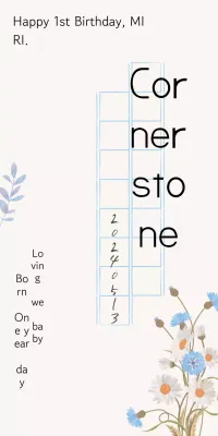 Happy Birthday on vintage manuscript paper