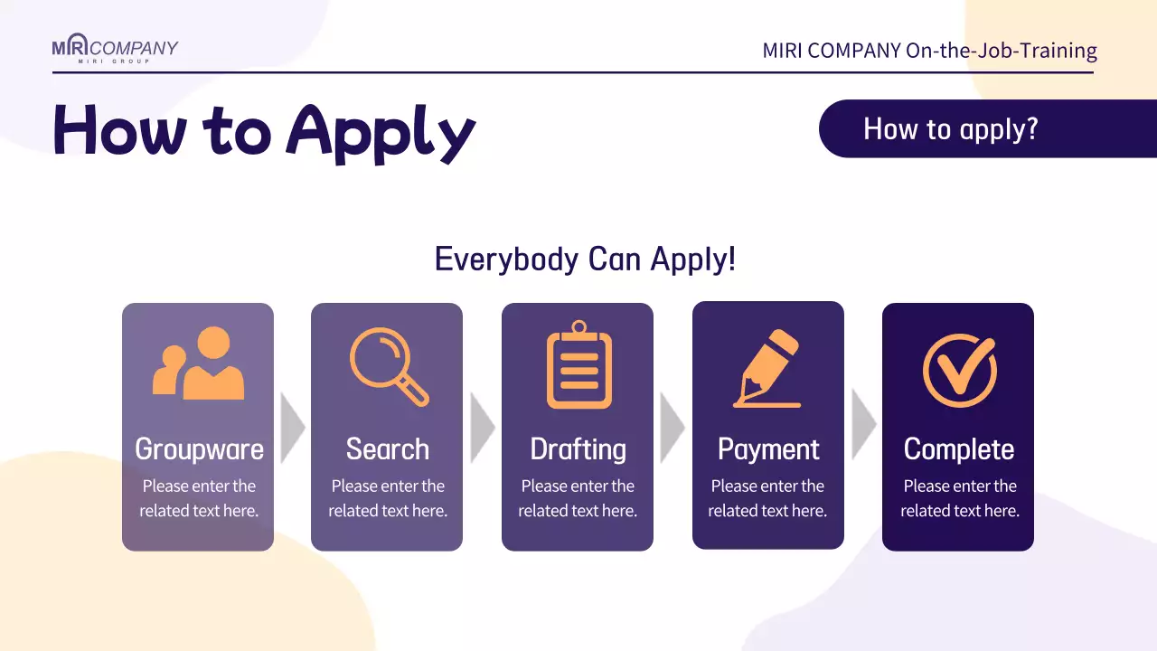 A simple HR training guide in mauve and orange