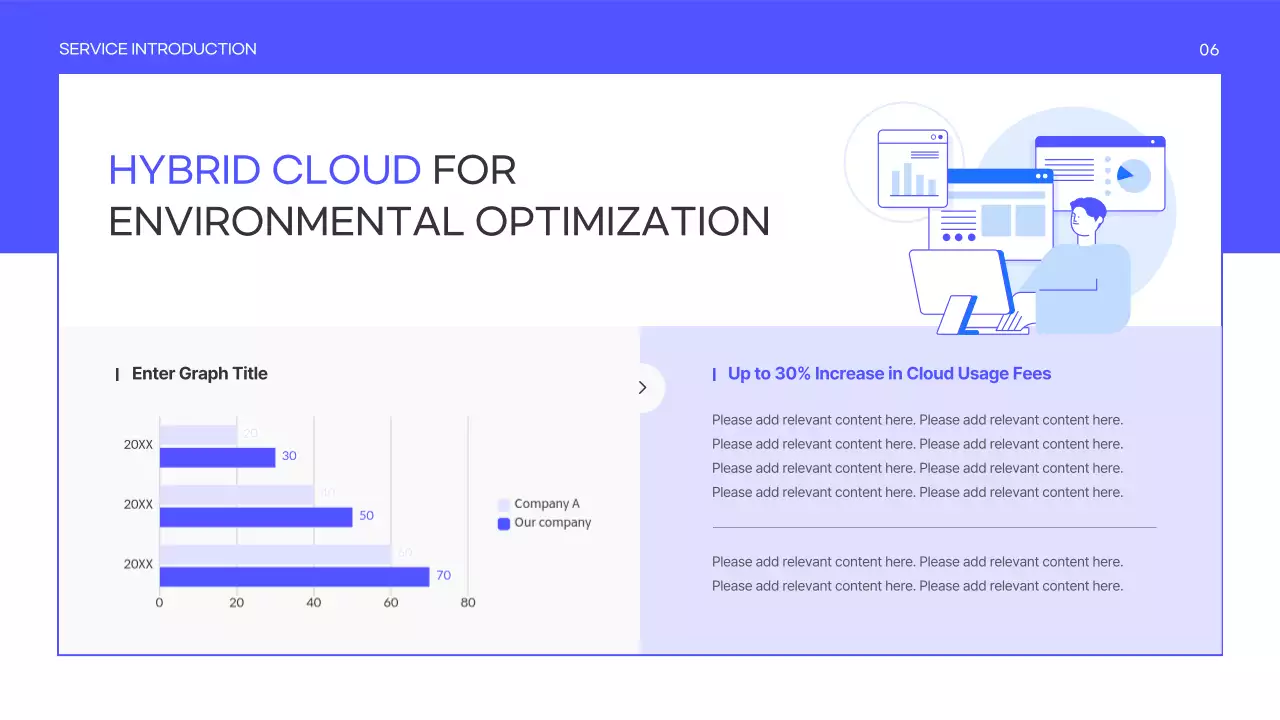 Blue Modern Service Presentation