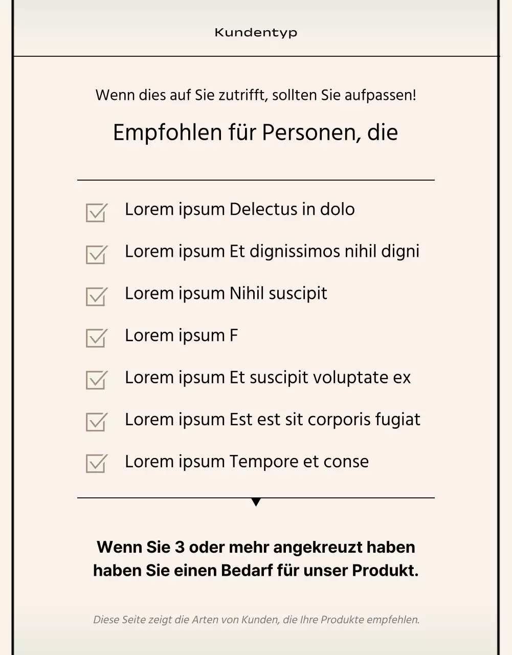 Basic-Style in Schwarz und Beige Markenzeichen des Handels