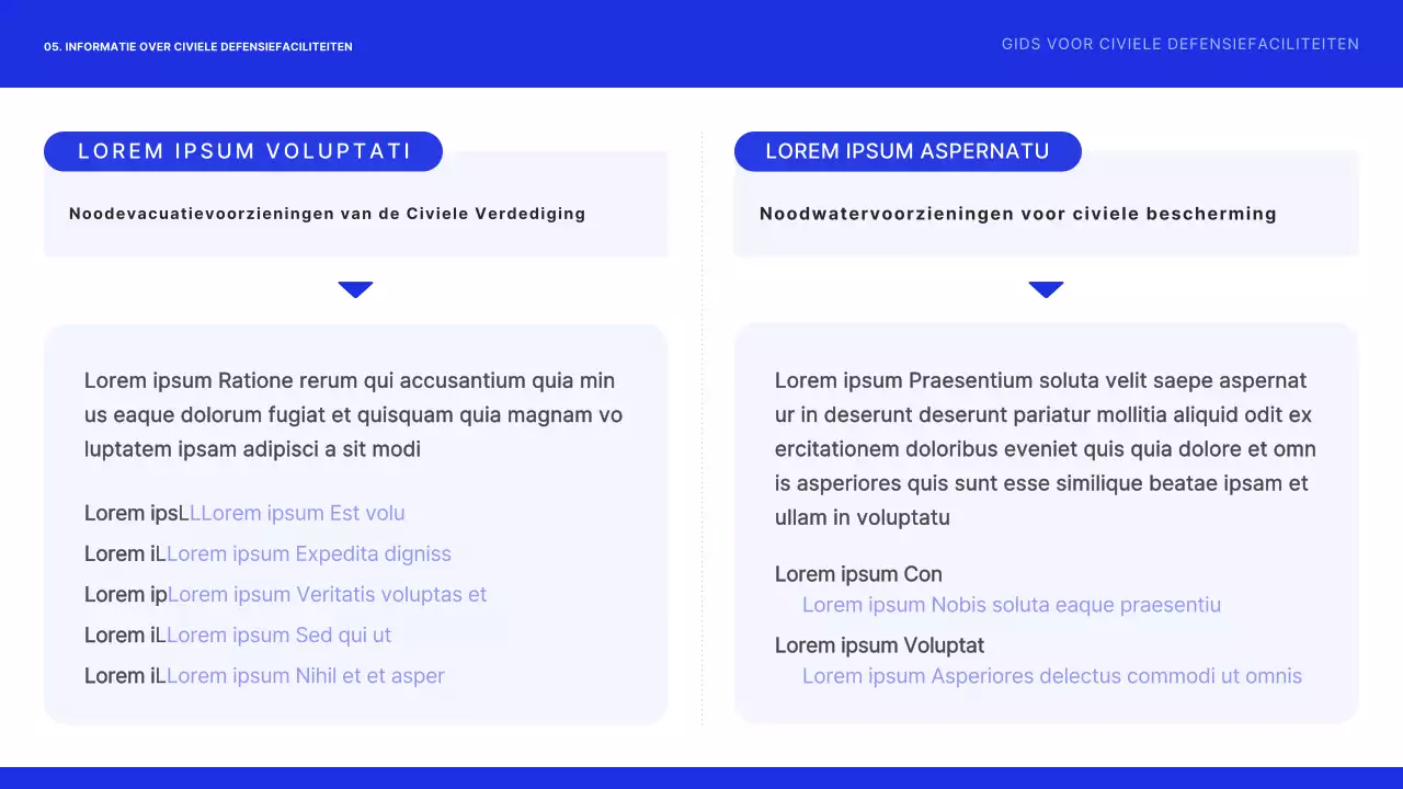 Eenvoudige civiele verdedigingstraining in marineblauw en zwart