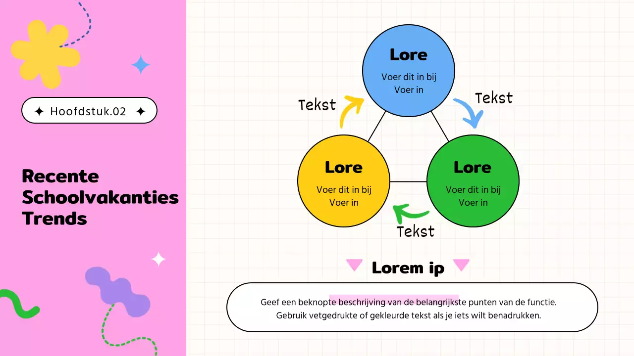 Beige en zwart, gezellige vakantiespecials oriëntatiepresentatie