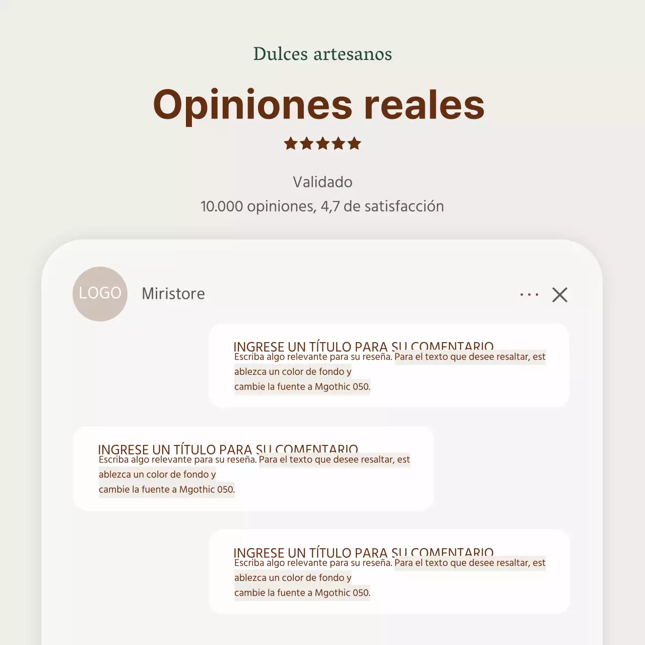 Anuncio de un sencillo set de regalo navideño hanwa en beige y marrón