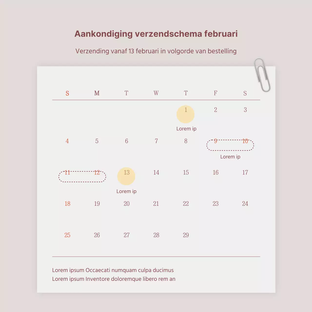 Een advertentie voor een lookbook met trendy sieraden in roze en bruin.