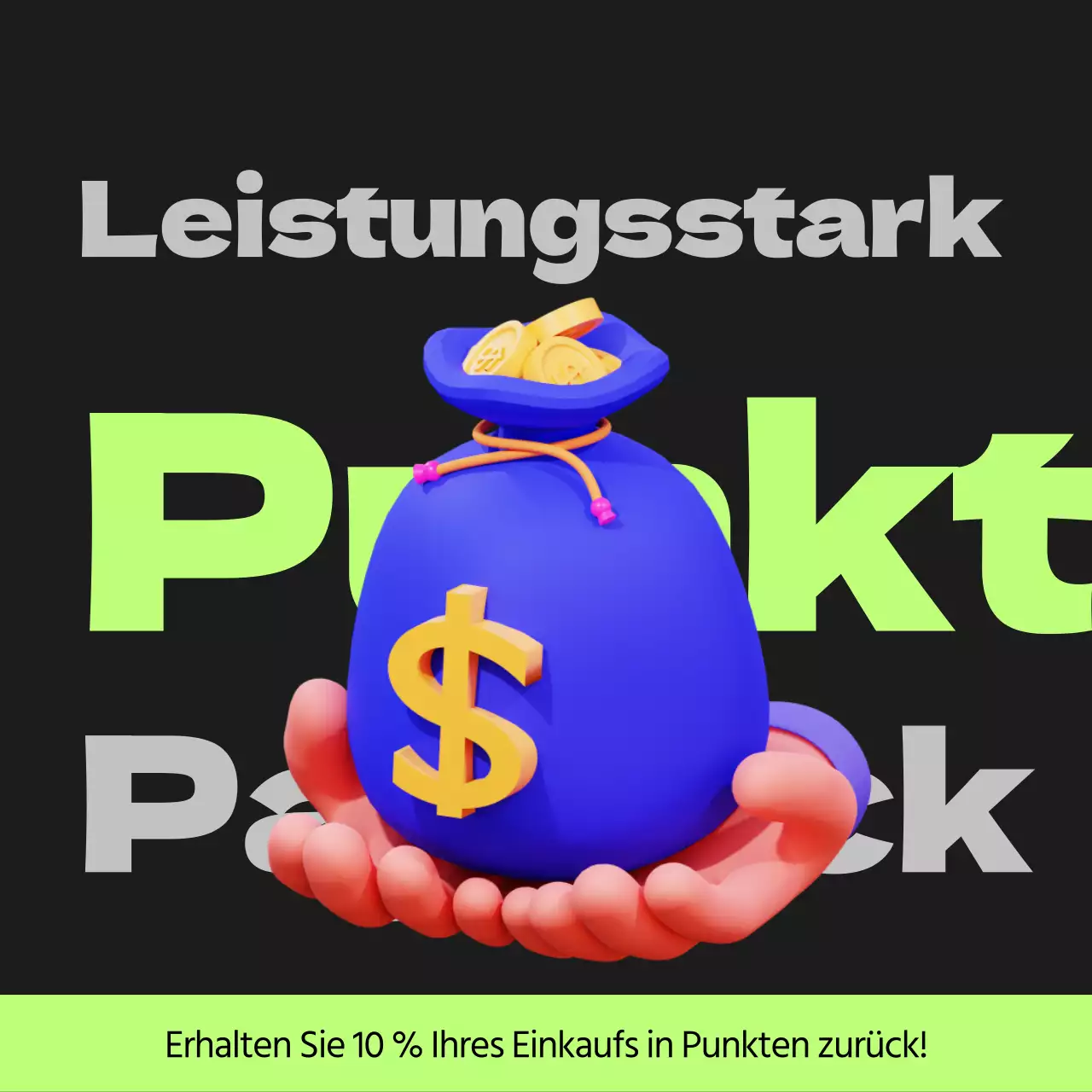 Cyberpunk points payback post in schwarz und lindgrün