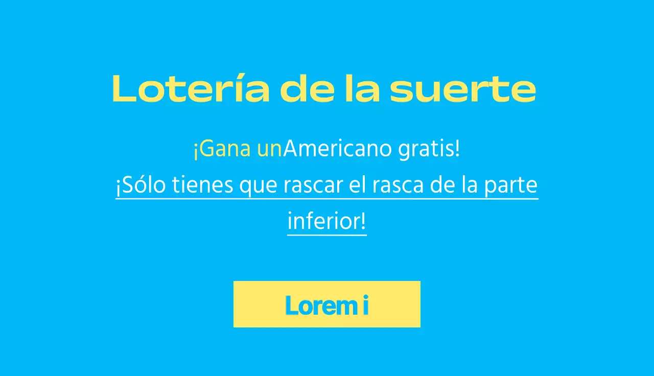 Un acontecimiento afortunado con una combinación de colores complementarios amarillo-azul