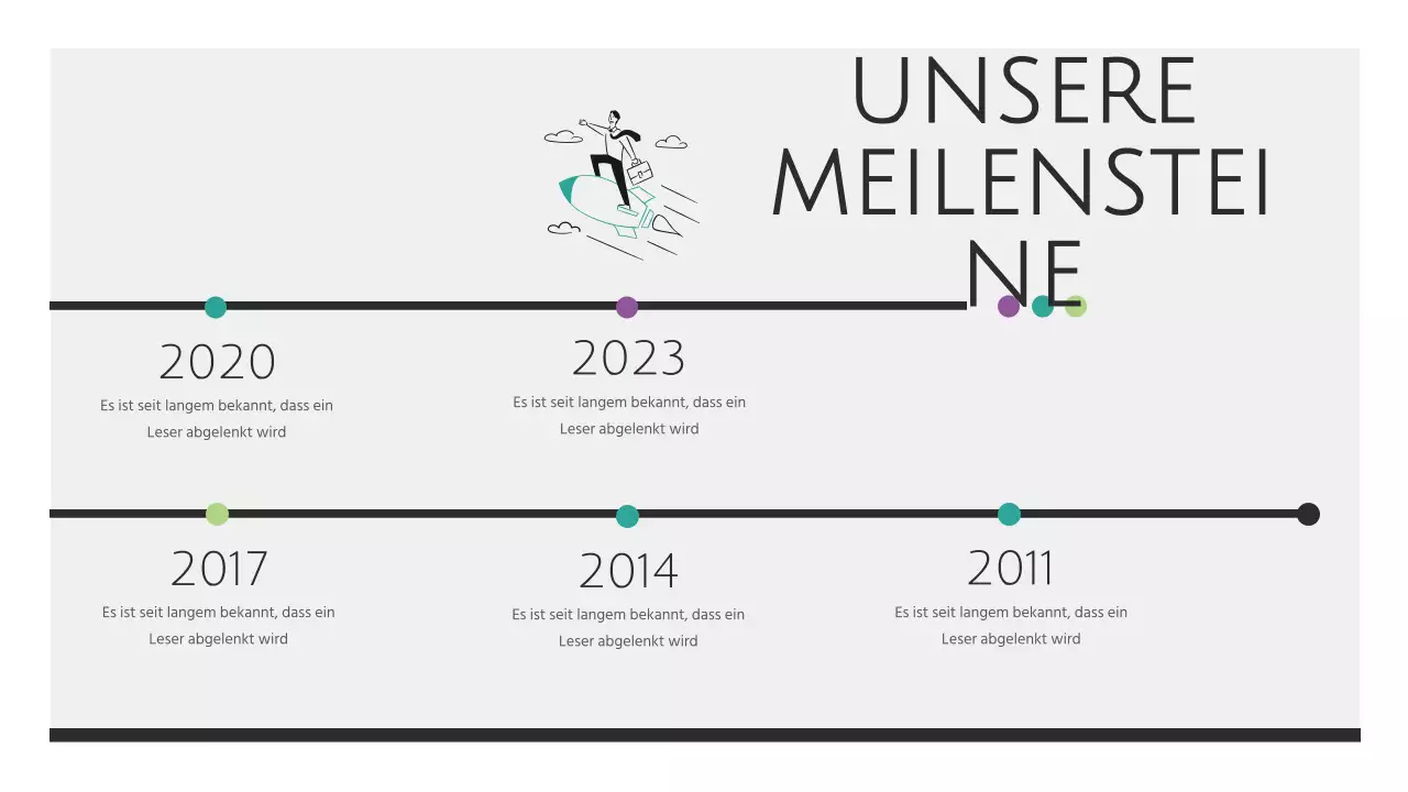 Elegante Geschäftsberichte in Schwarz und Weiß