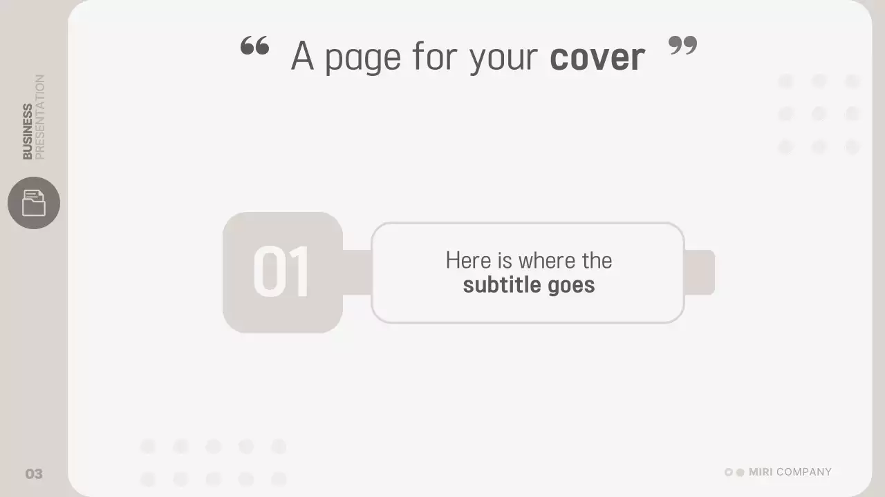 Beige Professional Template Presentation
