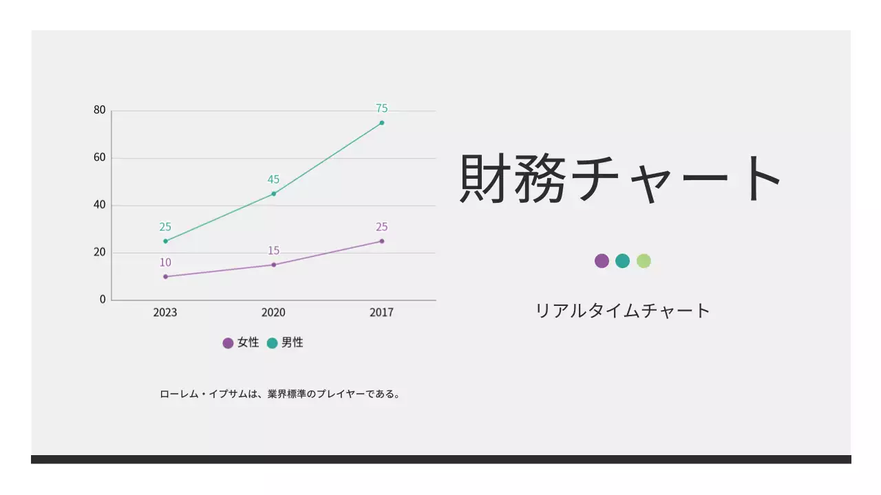 白黒のエレガントなビジネスレポート資料