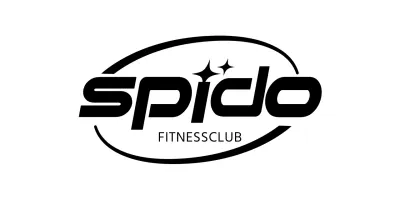 Gebogen geometrisch symbool vorm health club