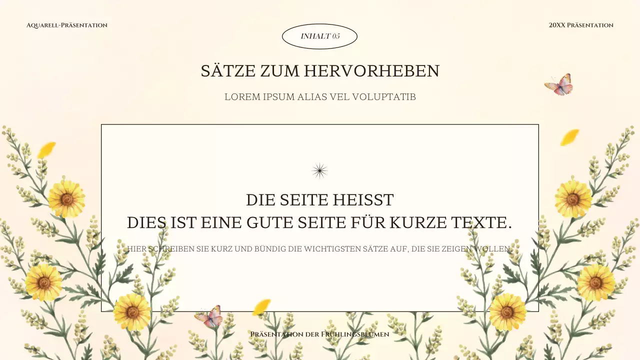 Klassische Frühlingsblumenpräsentation in Gelb und Grün