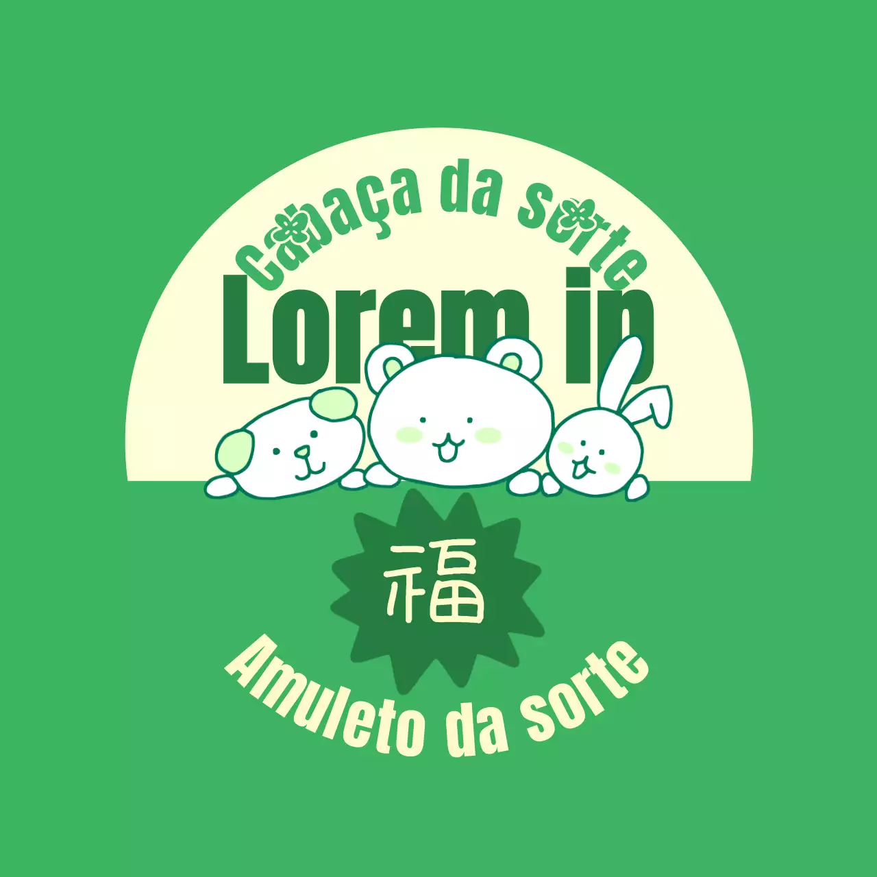 Um bonito conceito de amuleto de classe B para a claque do sucesso da SAT