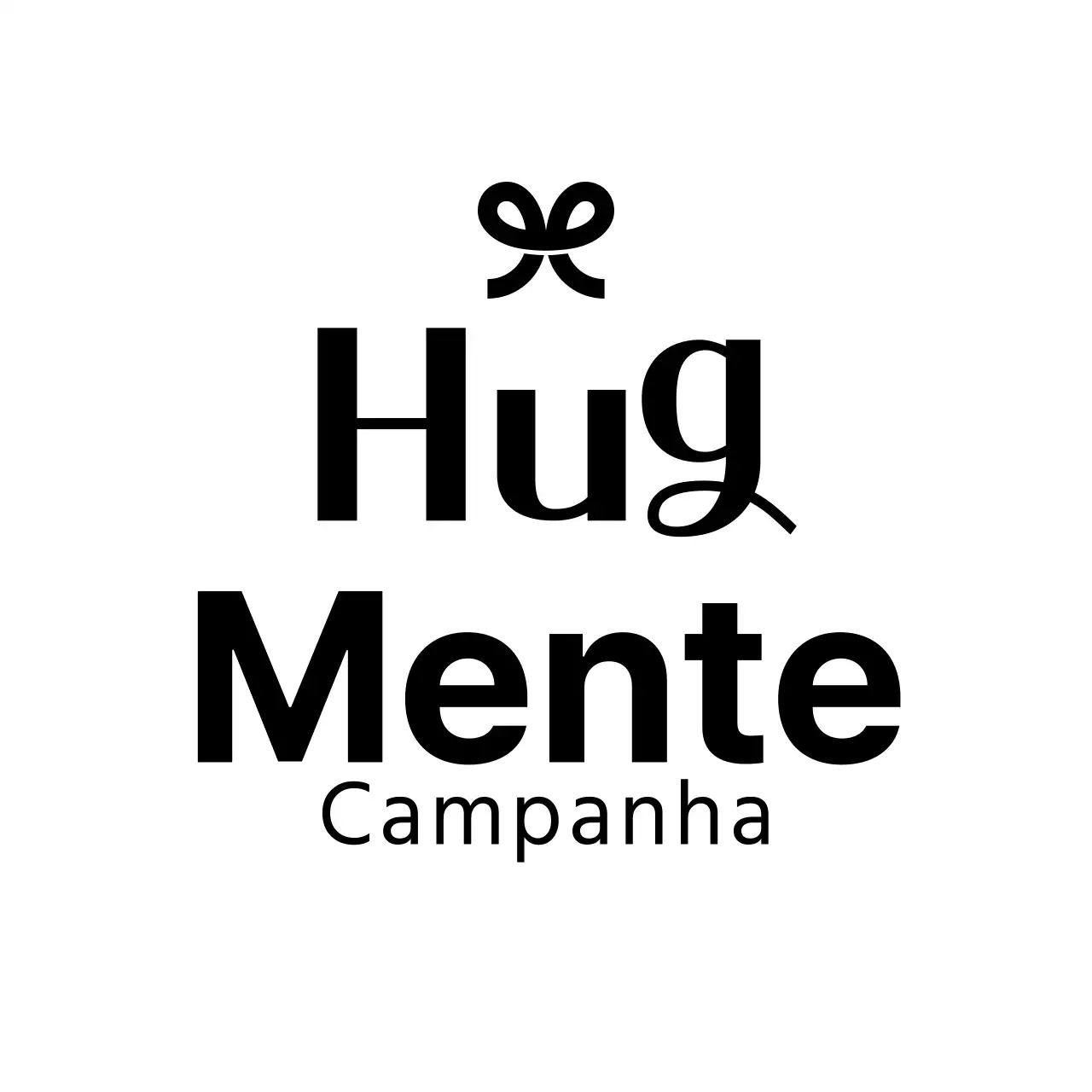 Grupos de voluntários da campanha com ilustrações de fitas