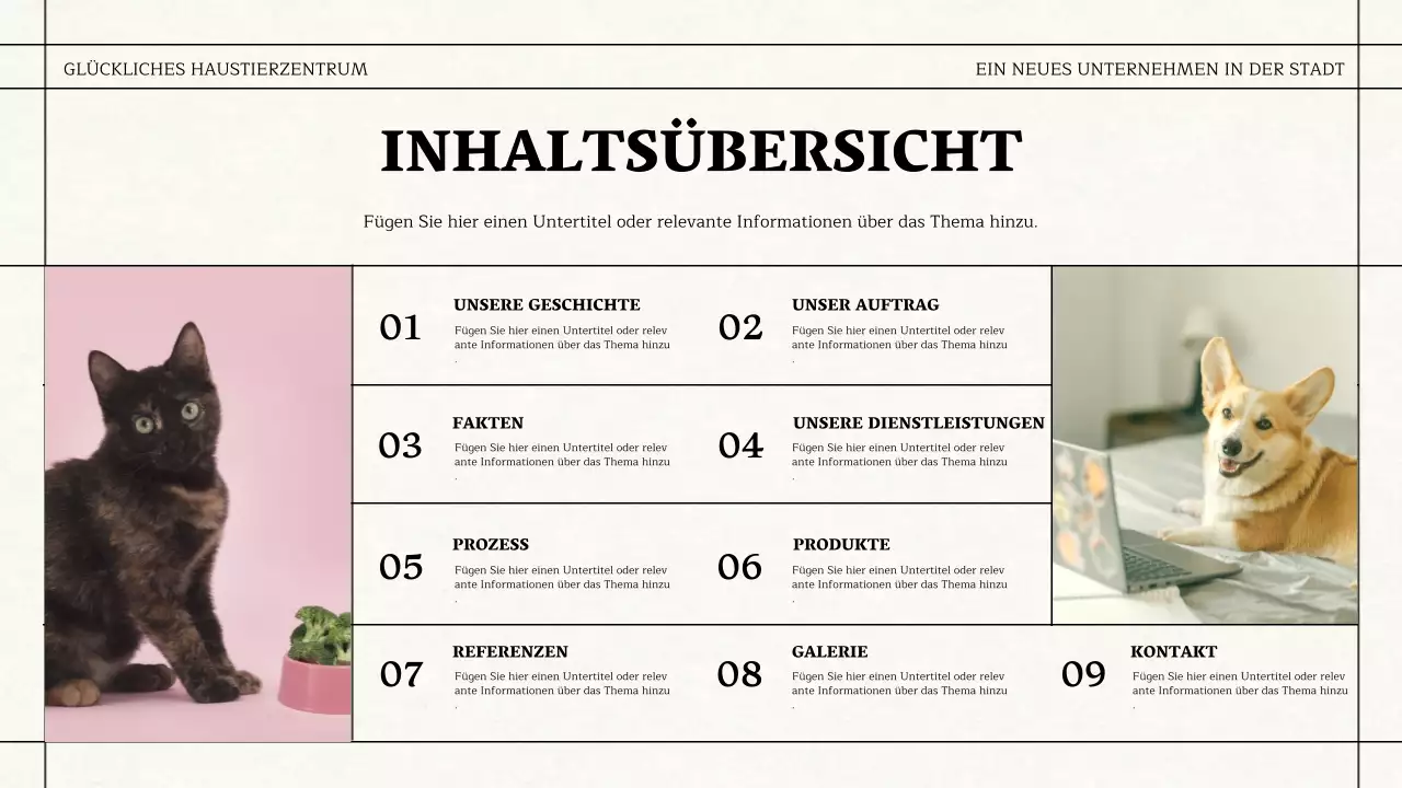 Einfache Geschäftsunterlagen zum Thema Zeitung in Schwarz und Rosa