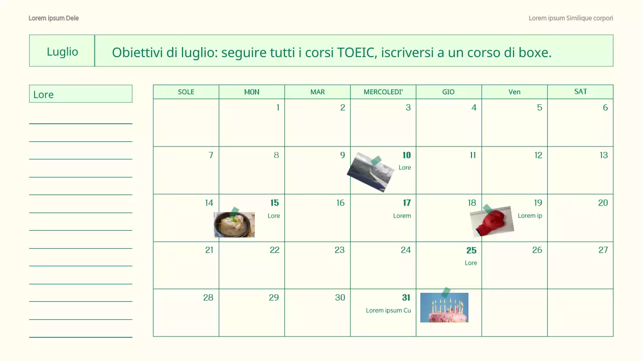 Un calendario GoodNote di tendenza in bianco e grigio