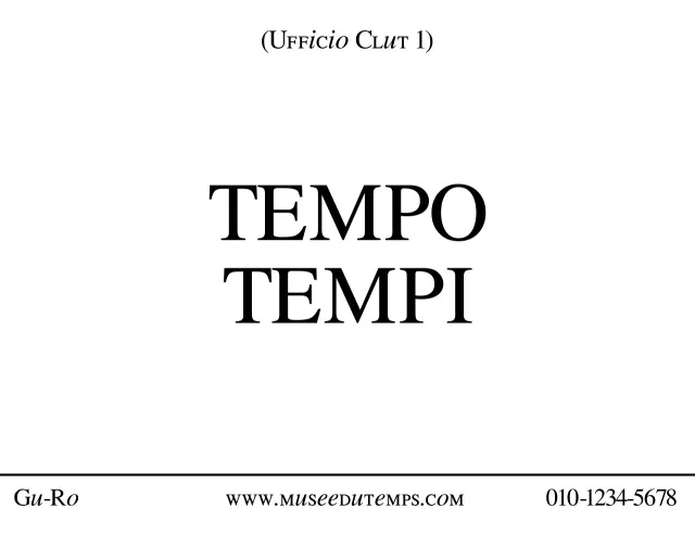 Un look pulito con un carattere magistrale