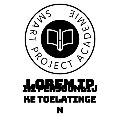 Een toelatingsbureau voor onderwijs promoten met een cirkelvormig symboollogo