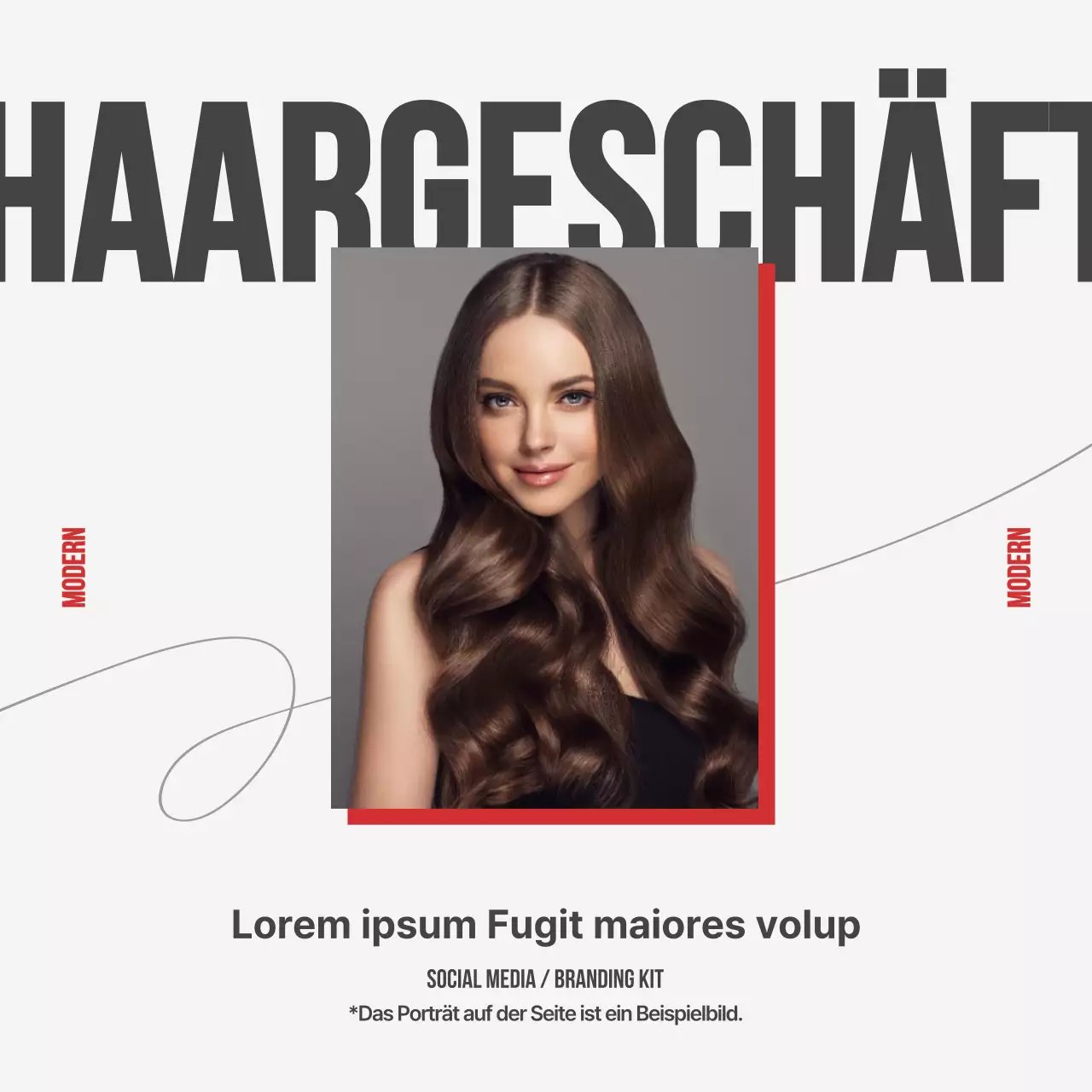 Red's modern hair brand post