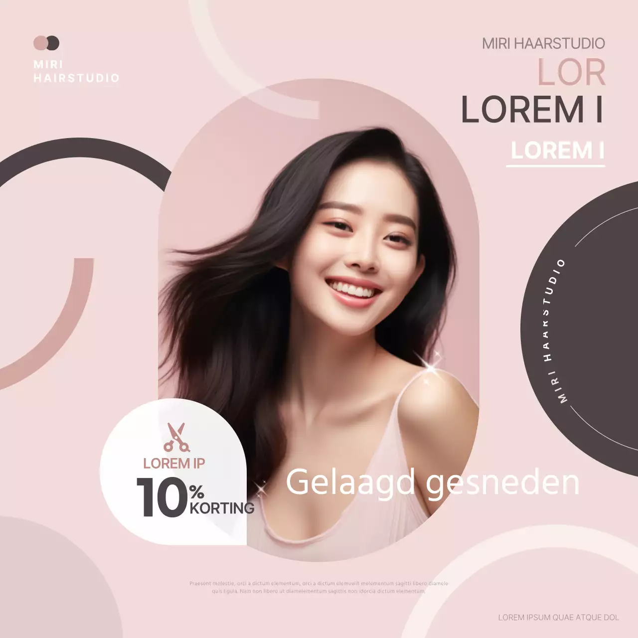 Bevorder een luxueuze salonlook in roze en bruin