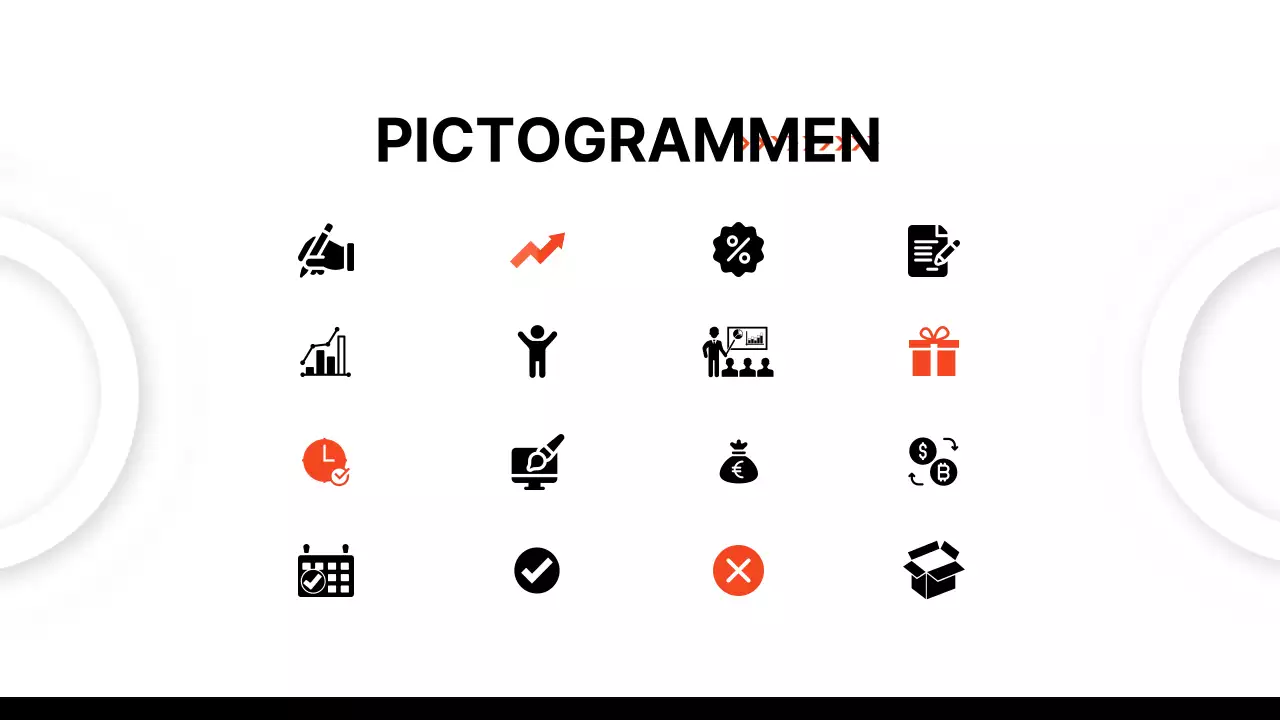 Zwart en rood klassiek zakelijk rapportagemateriaal