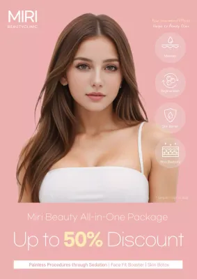 Pink Elegant Beauty Promotion Poster