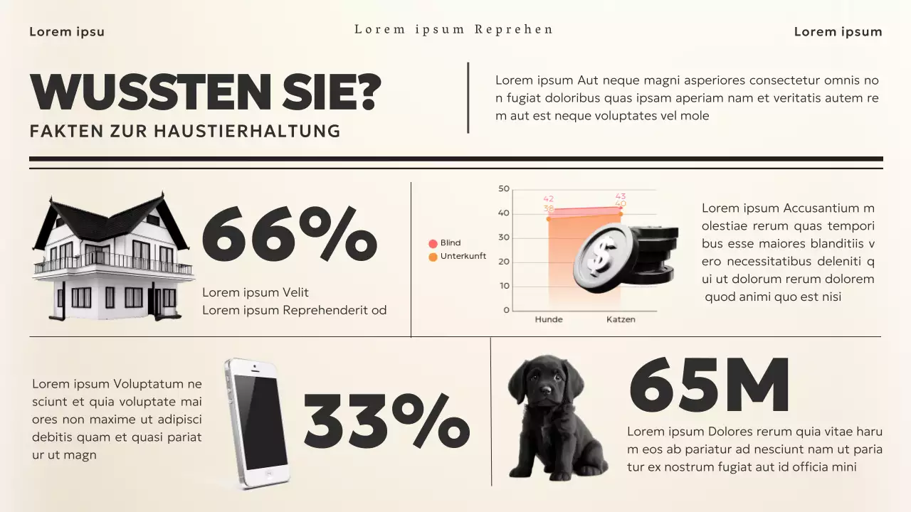 Schwarz und Beige Vintage News Theme Business Material