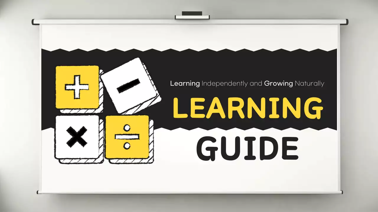 Yellow Simple Learning Guide Presentation