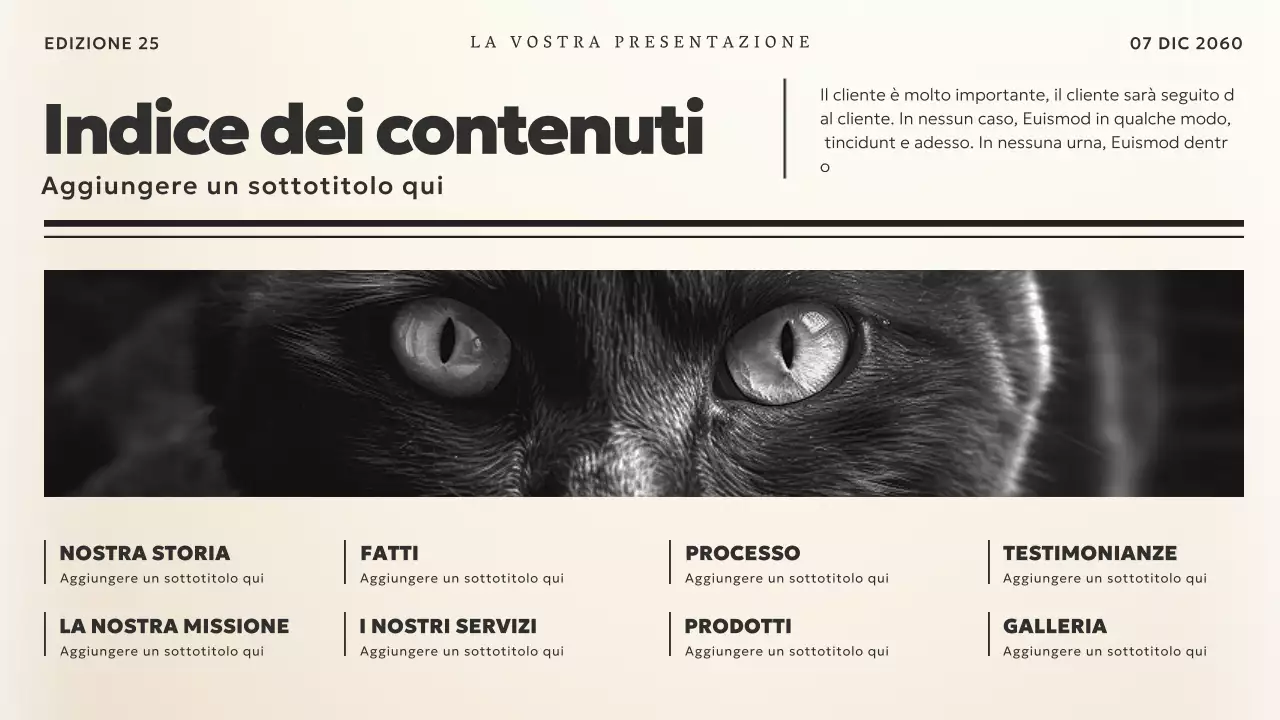 Nero e beige Tema notizie vintage Materiale aziendale