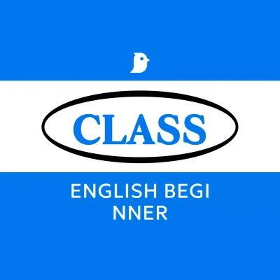 Desain bersih dengan latar belakang biru dan lingkaran di tengah