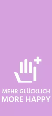 Einfaches Design mit Handsymbol