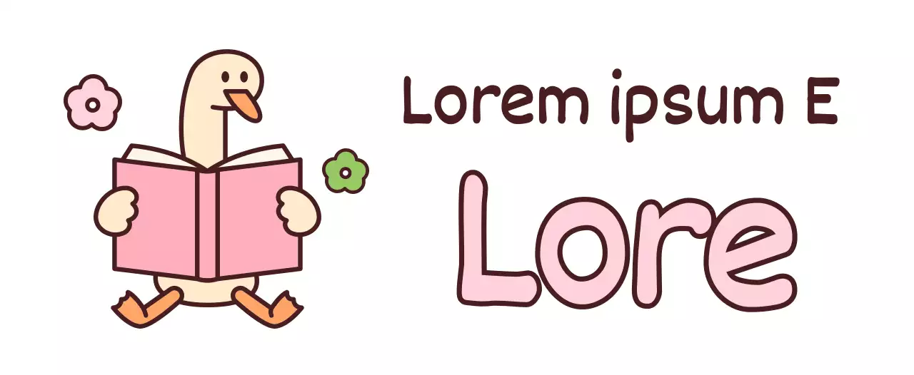 Kinder-Namensradierer mit einer Reihe von niedlichen Figuren