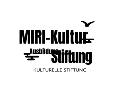 Stiftungslogo einer Bildungsorganisation mit typografischem Konzept