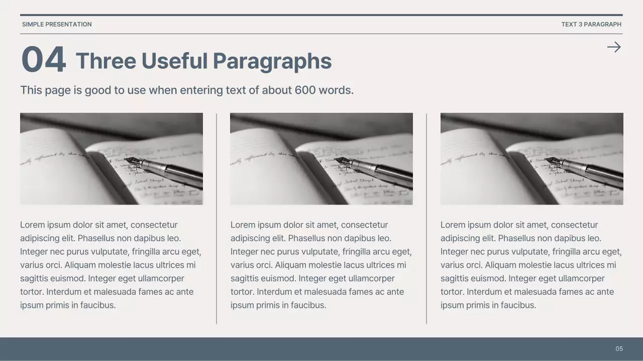 그레이 미니멀 가이드 프레젠테이션