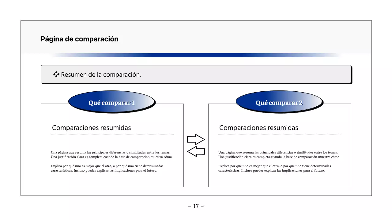 Informe básico imprimible en azul marino y gris