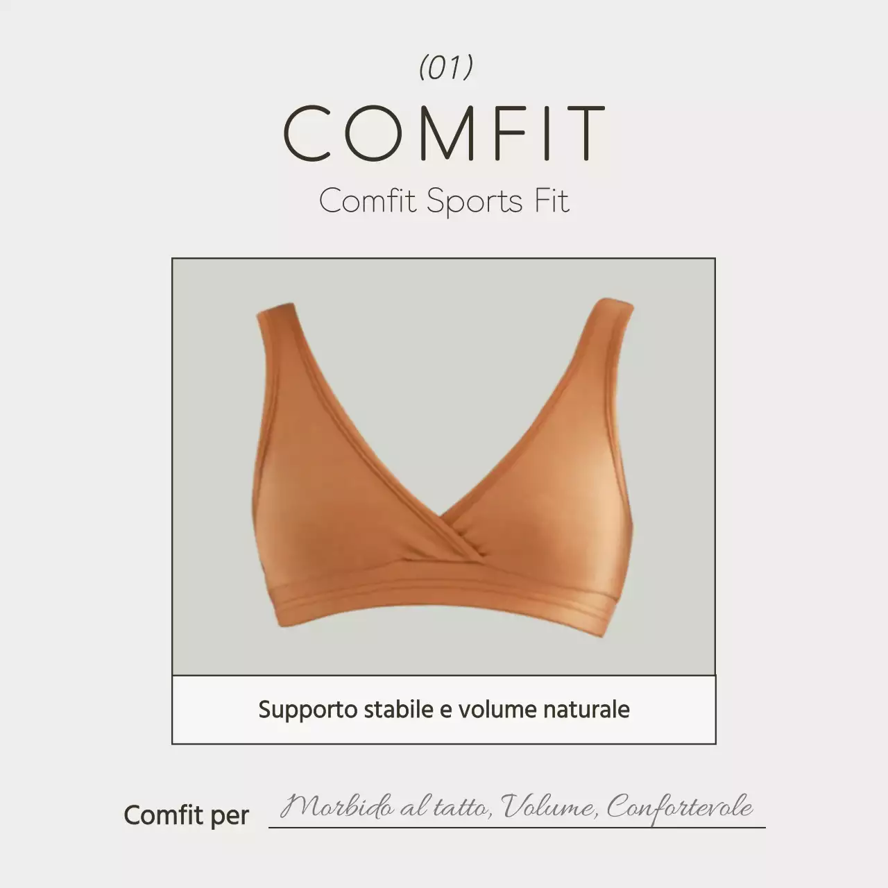 Pubblicità di biancheria intima semplice in bianco e chartreuse