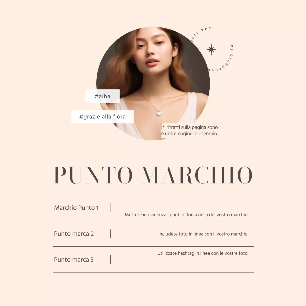 Promozione del marchio di gioielli minimalisti Ivory