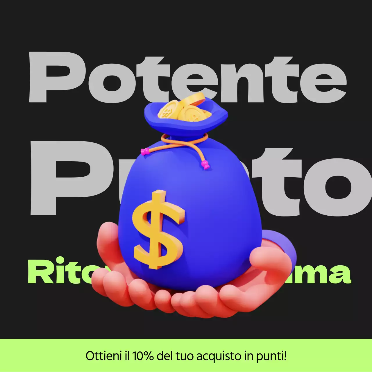 Posta in gioco Cyberpunk punti in nero e verde lime