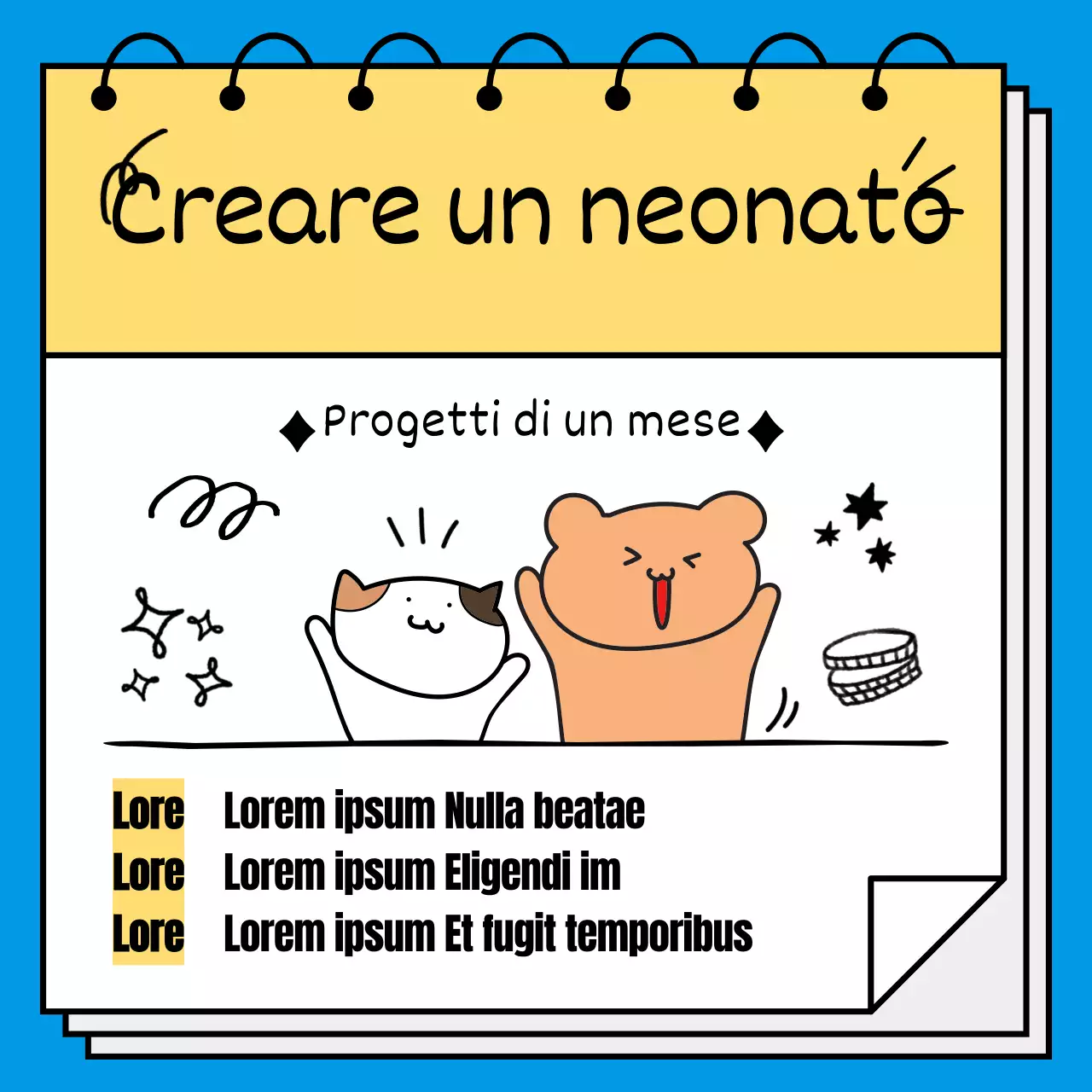 Come realizzare un uccellino giallo e blu