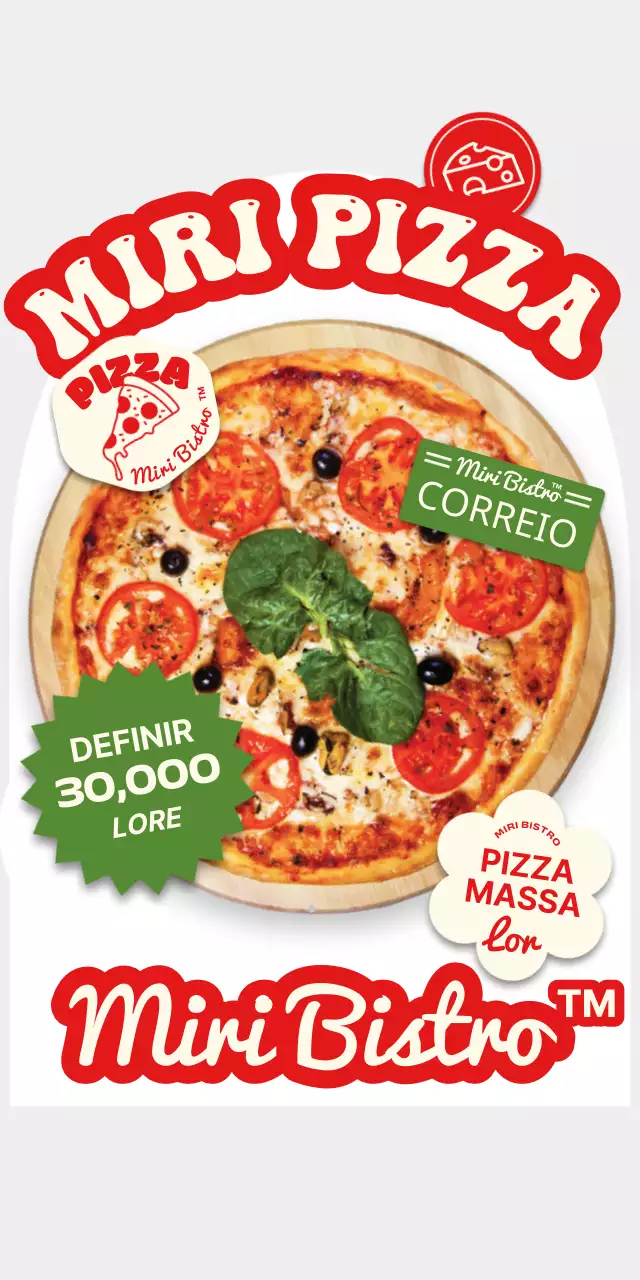 Pizza Red Vintage à americana