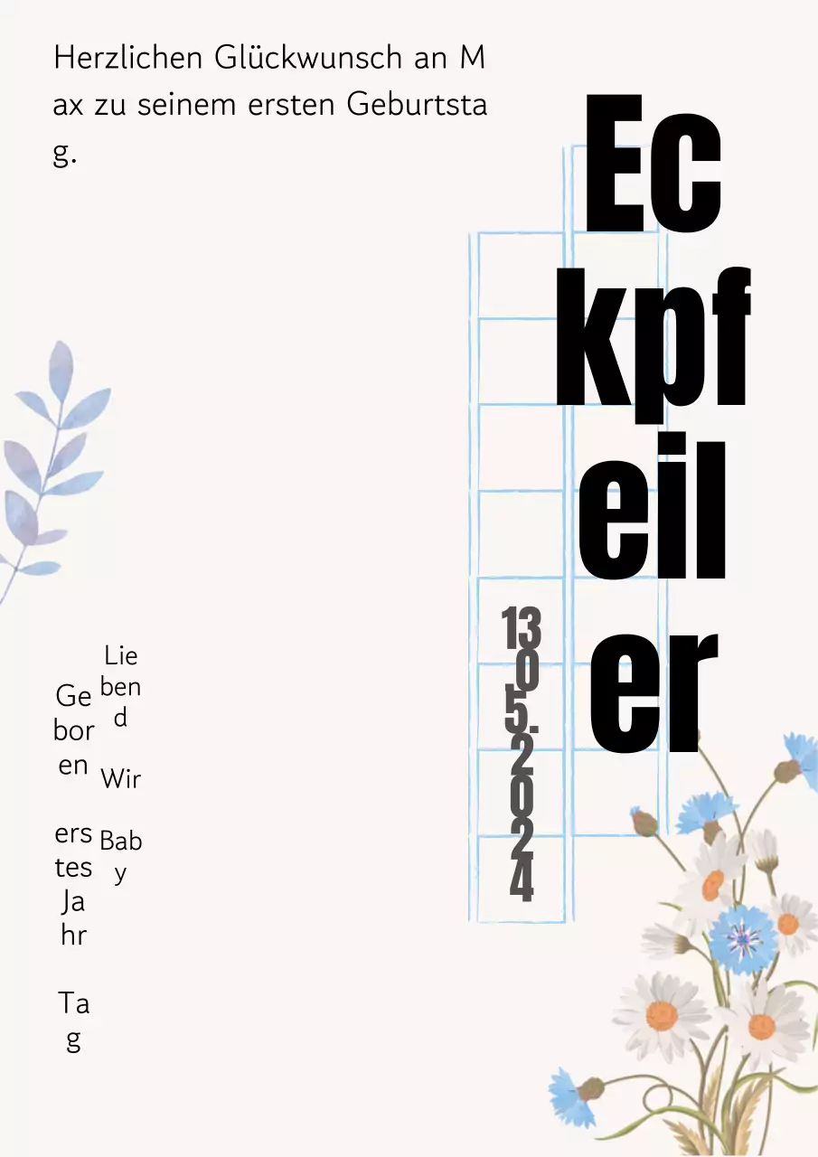 Alles Gute zum Geburtstag Nachricht auf Vintage Manuskript Papier