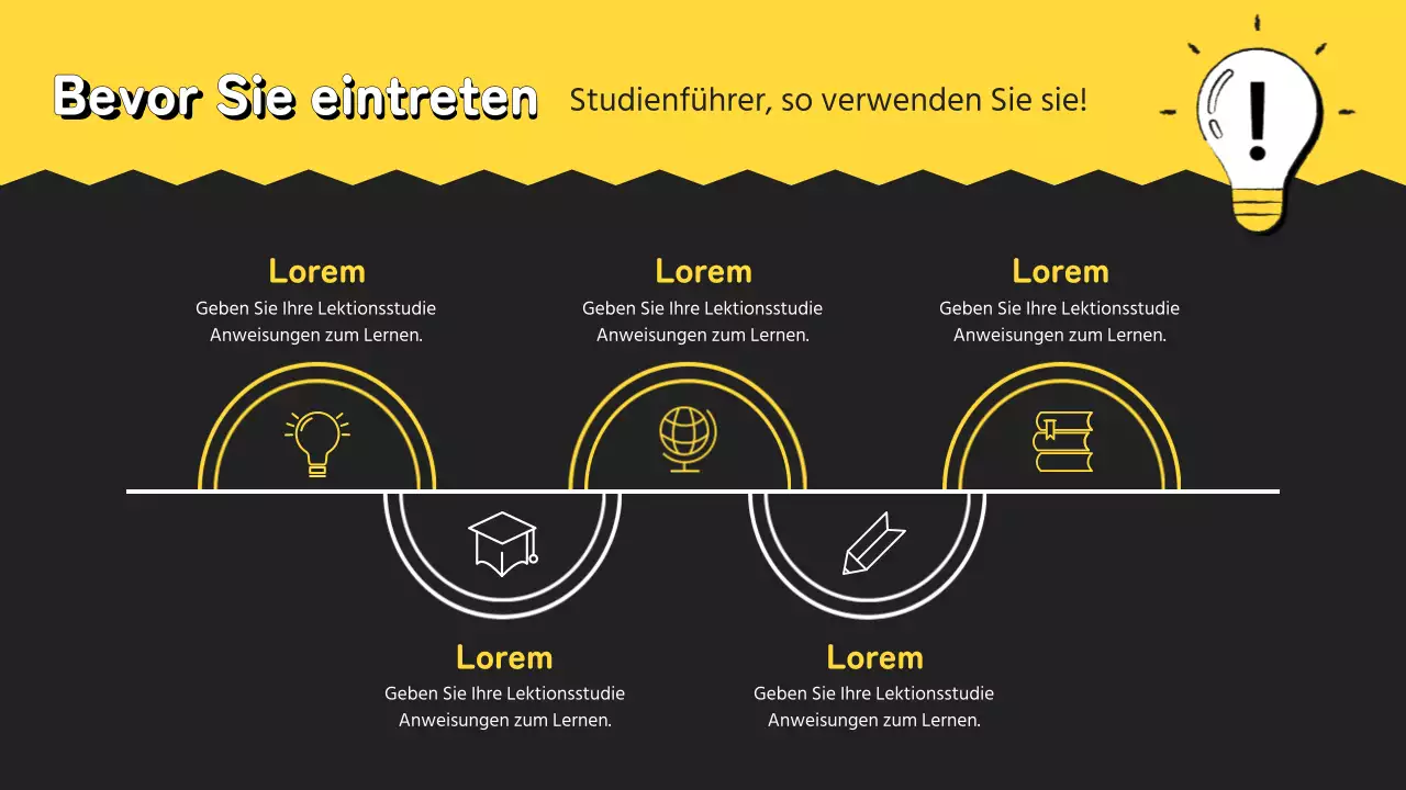 Studienführer für das kleine gelbe Schulhaus