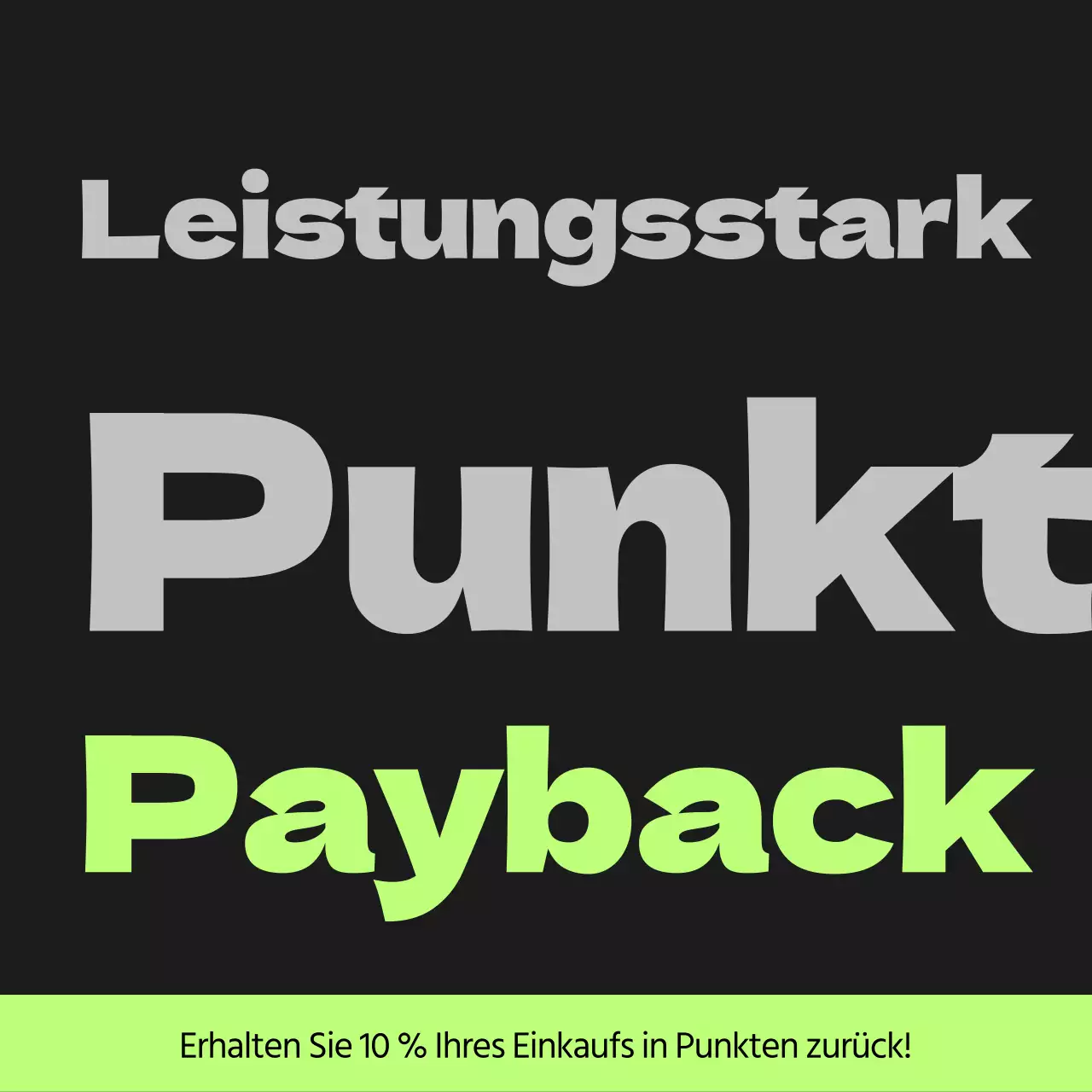 Cyberpunk points payback post in schwarz und lindgrün
