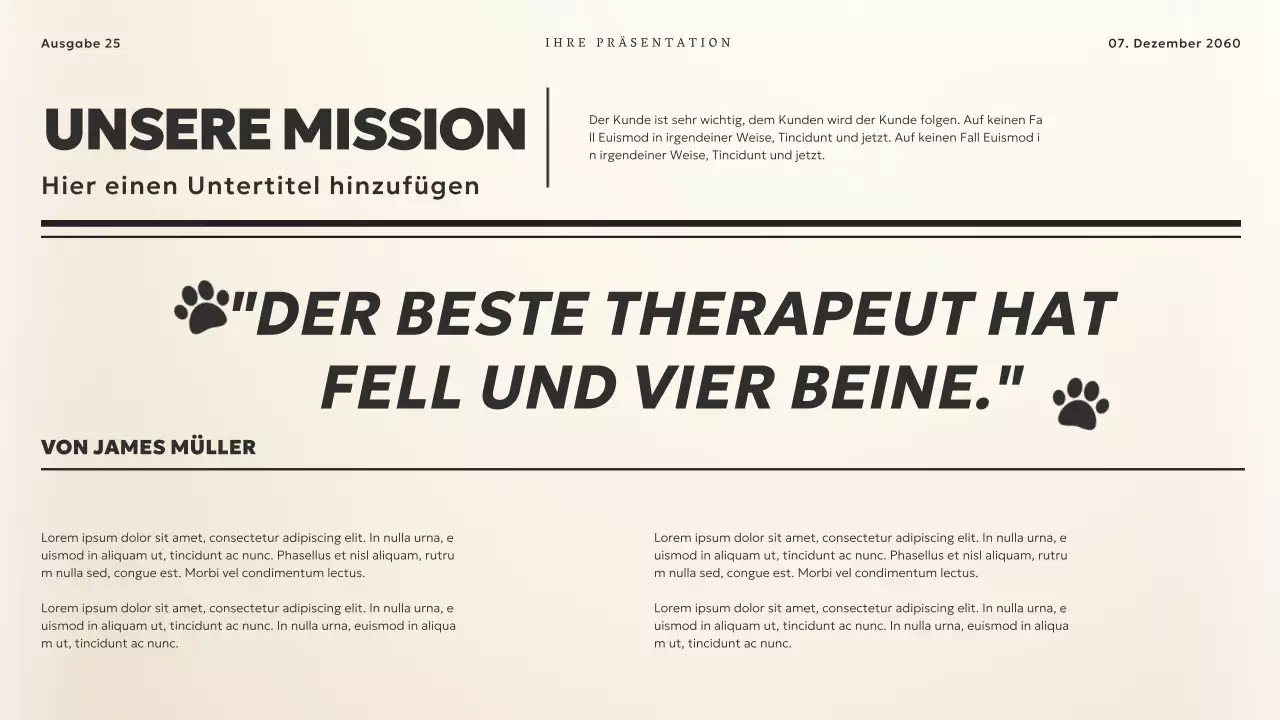 Schwarz und Beige Vintage News Theme Business Material