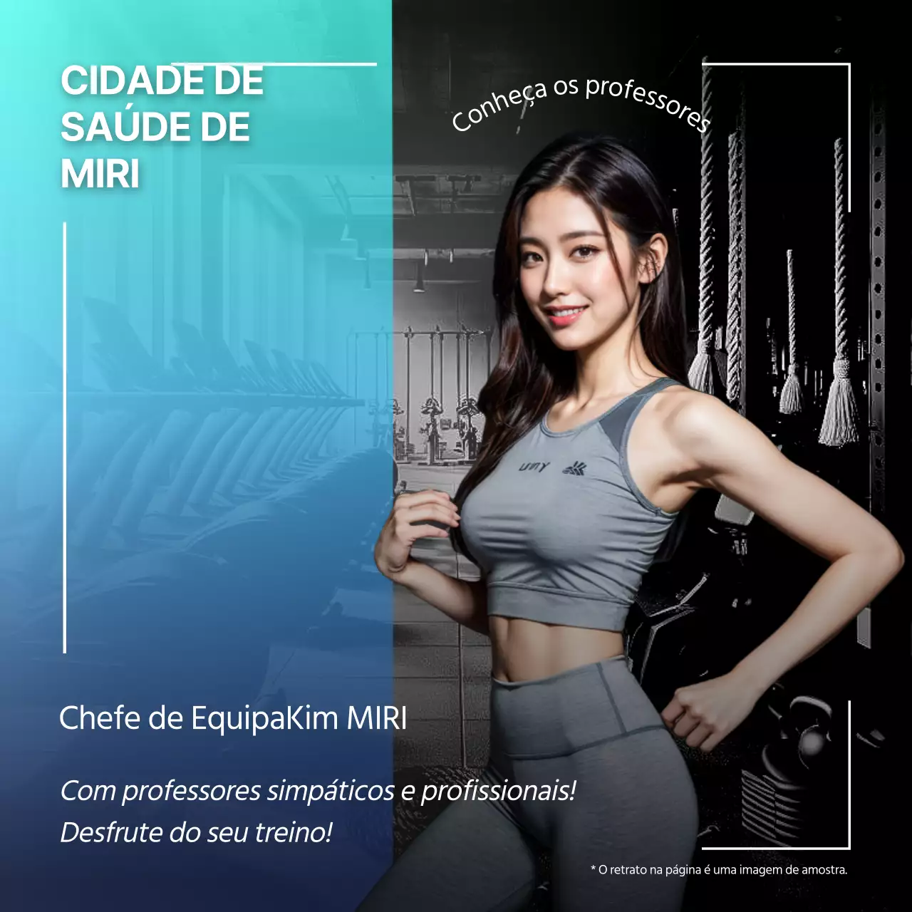 Uma introdução ao moderno simulador de ginásio preto e azul
