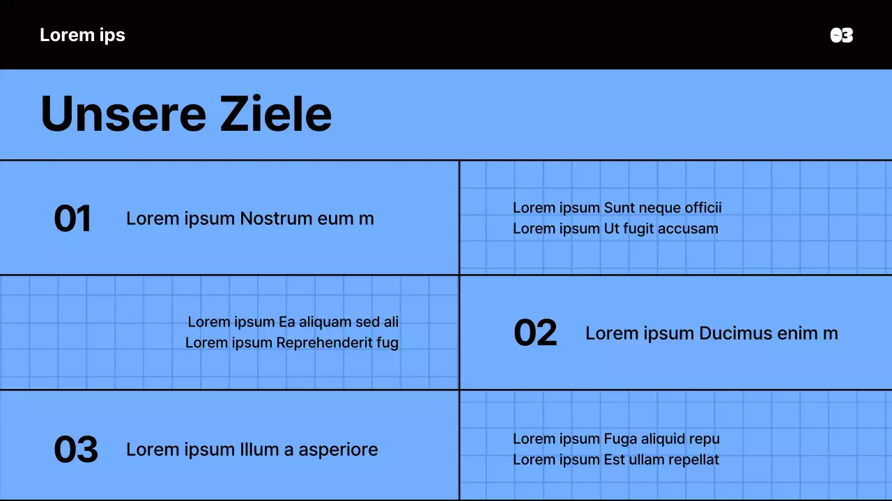 Kitschige Sitzungsunterlagen in Blau